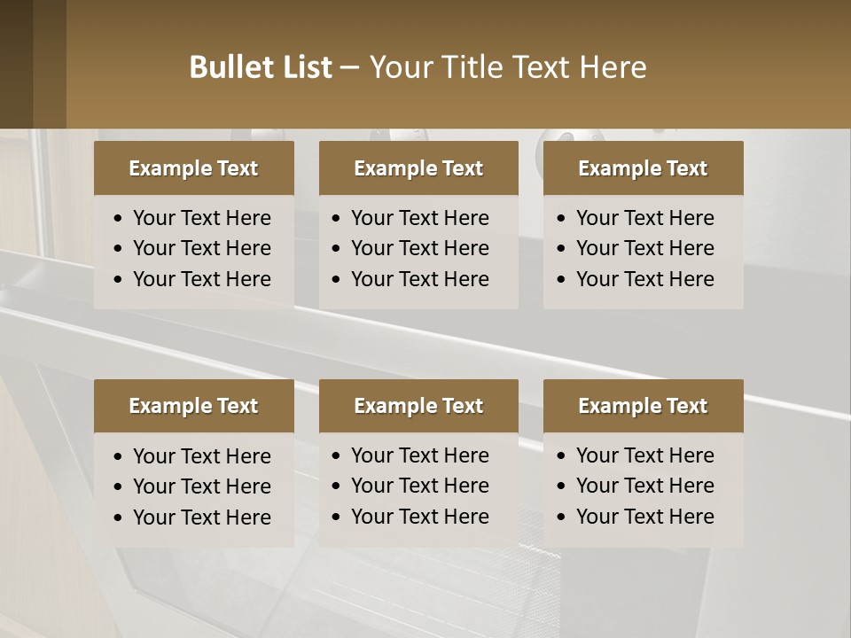 Buzz Closeup Steel PowerPoint Template