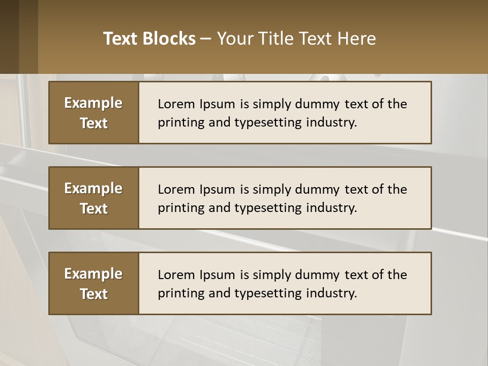 Buzz Closeup Steel PowerPoint Template
