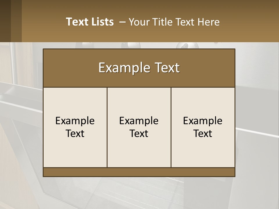 Buzz Closeup Steel PowerPoint Template