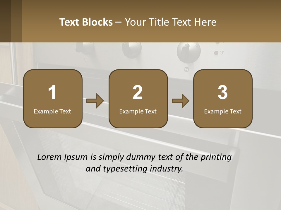 Buzz Closeup Steel PowerPoint Template