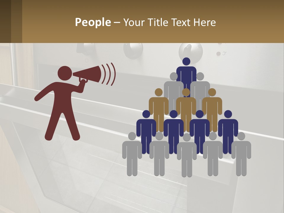 Buzz Closeup Steel PowerPoint Template