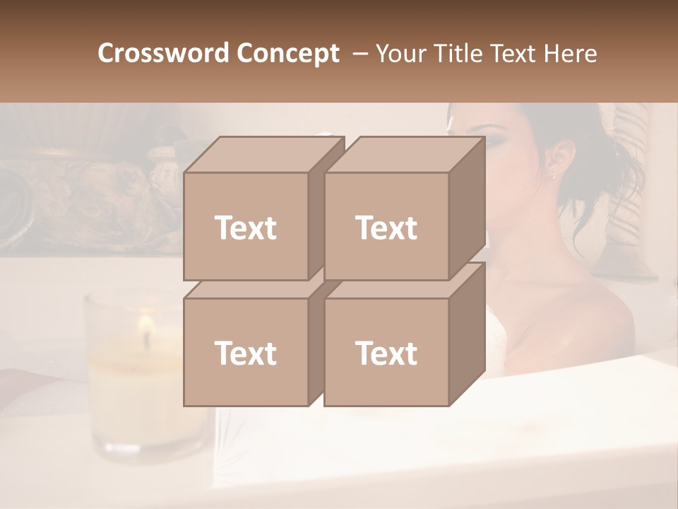 Wine Bath Glass PowerPoint Template