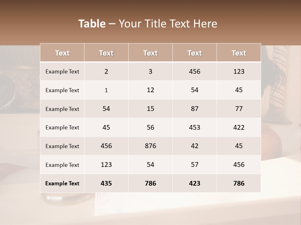 Wine Bath Glass PowerPoint Template