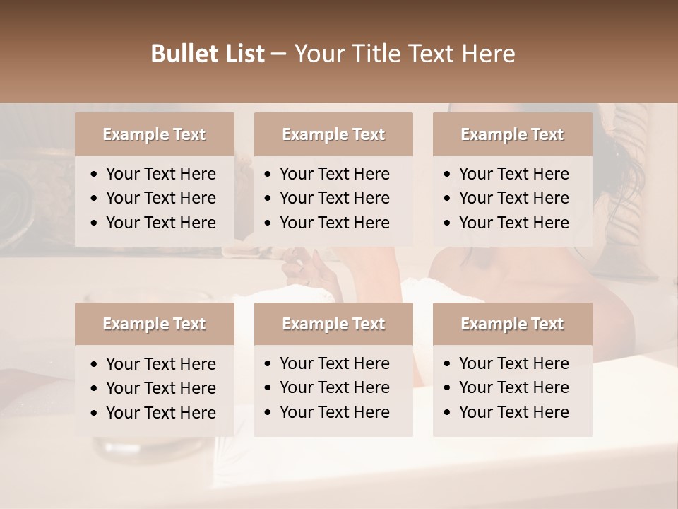 Wine Bath Glass PowerPoint Template