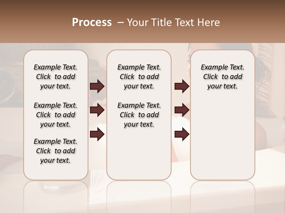 Wine Bath Glass PowerPoint Template