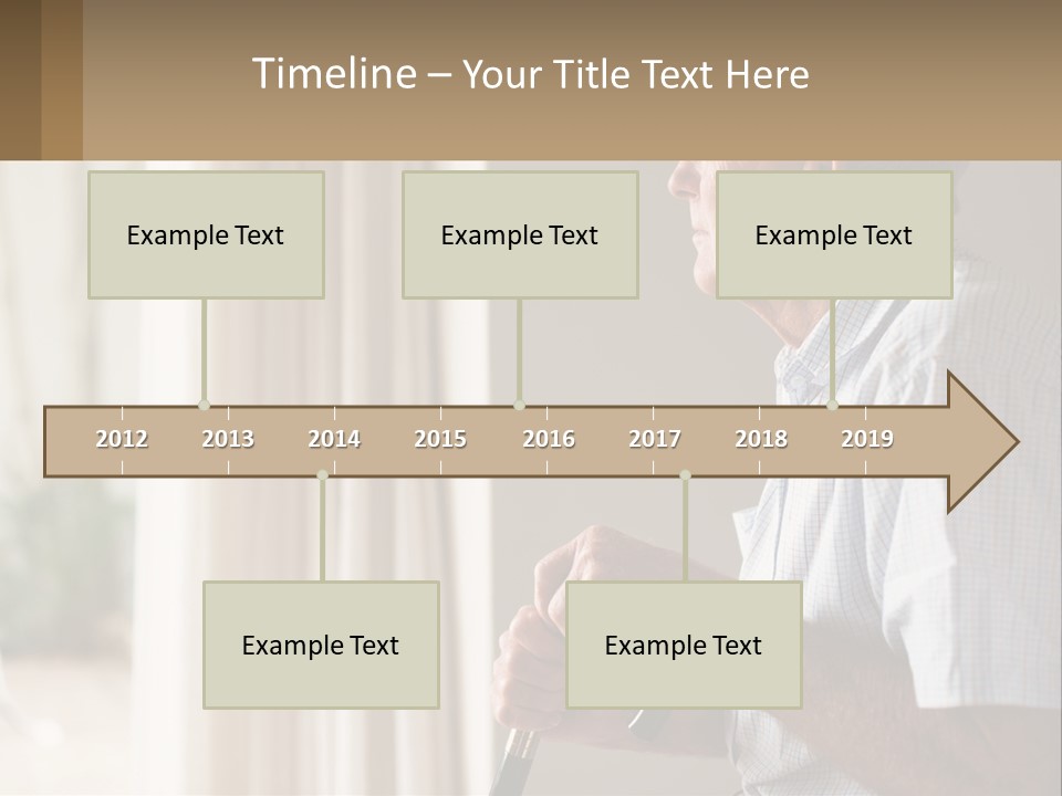 A Man Sitting In A Chair Looking Out A Window PowerPoint Template