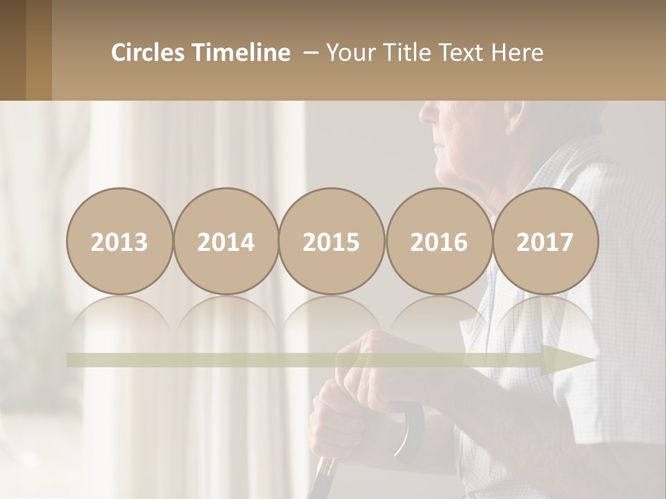 A Man Sitting In A Chair Looking Out A Window PowerPoint Template