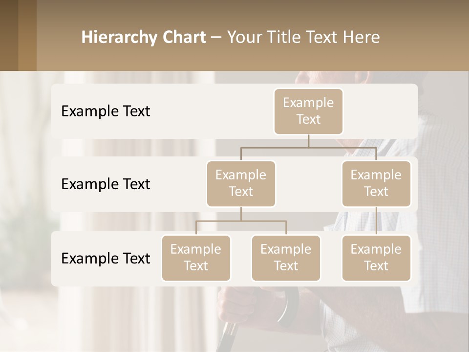 A Man Sitting In A Chair Looking Out A Window PowerPoint Template