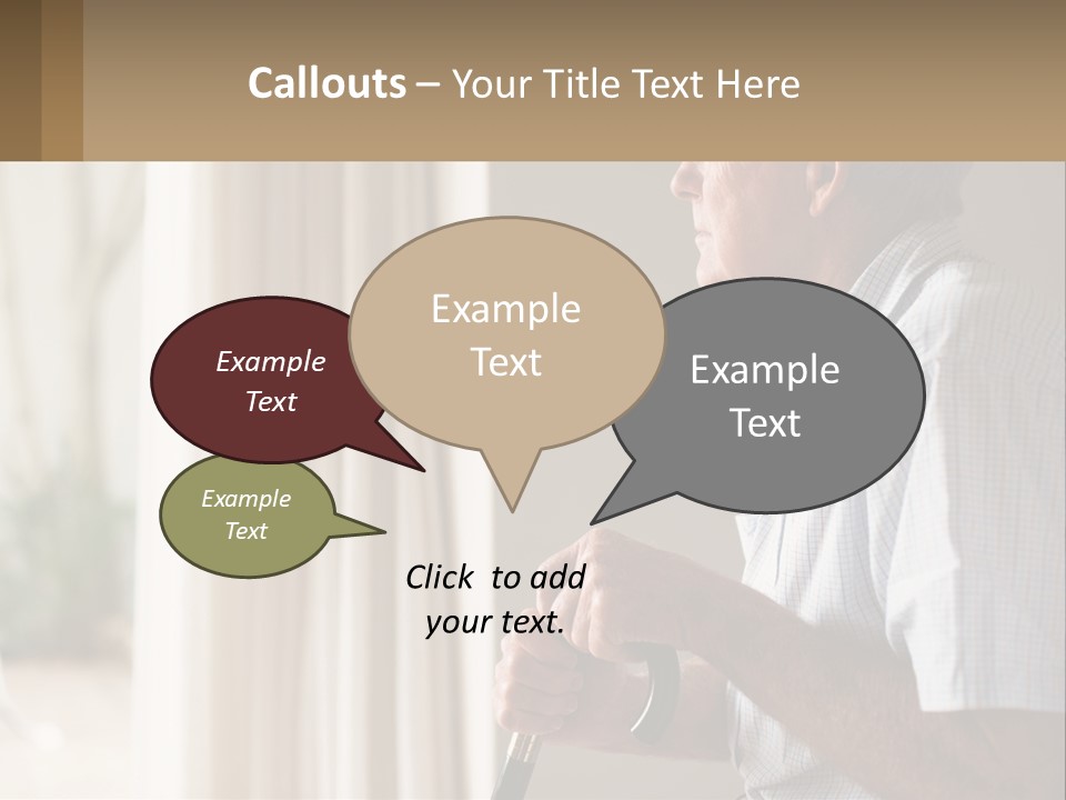 A Man Sitting In A Chair Looking Out A Window PowerPoint Template