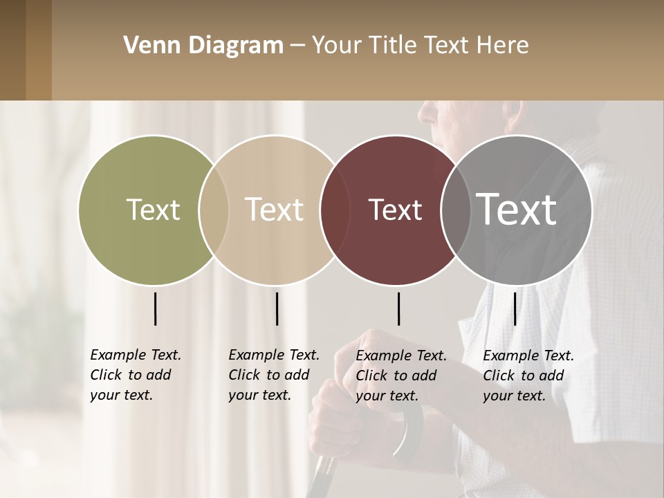 A Man Sitting In A Chair Looking Out A Window PowerPoint Template