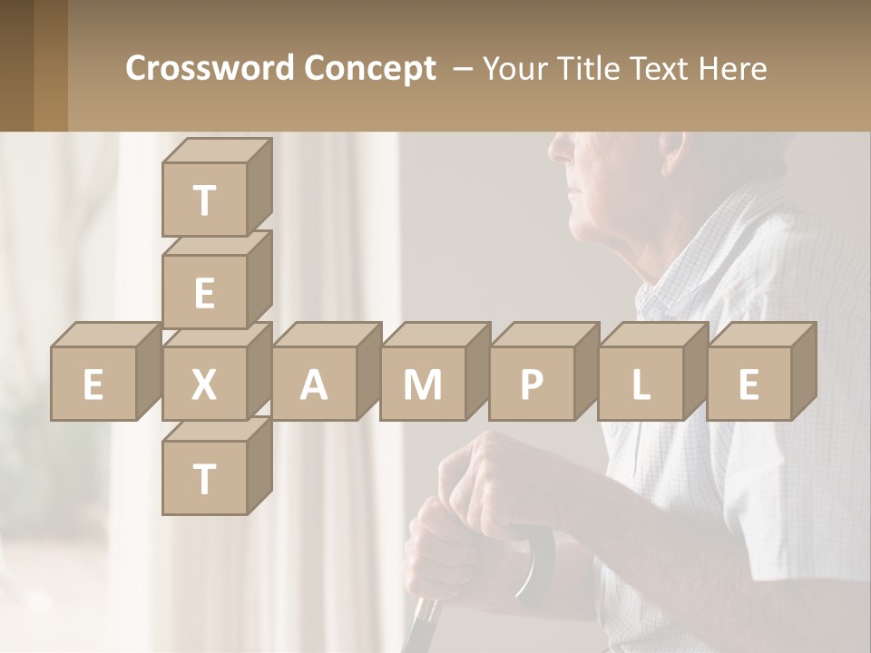 A Man Sitting In A Chair Looking Out A Window PowerPoint Template