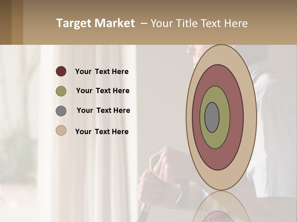 A Man Sitting In A Chair Looking Out A Window PowerPoint Template