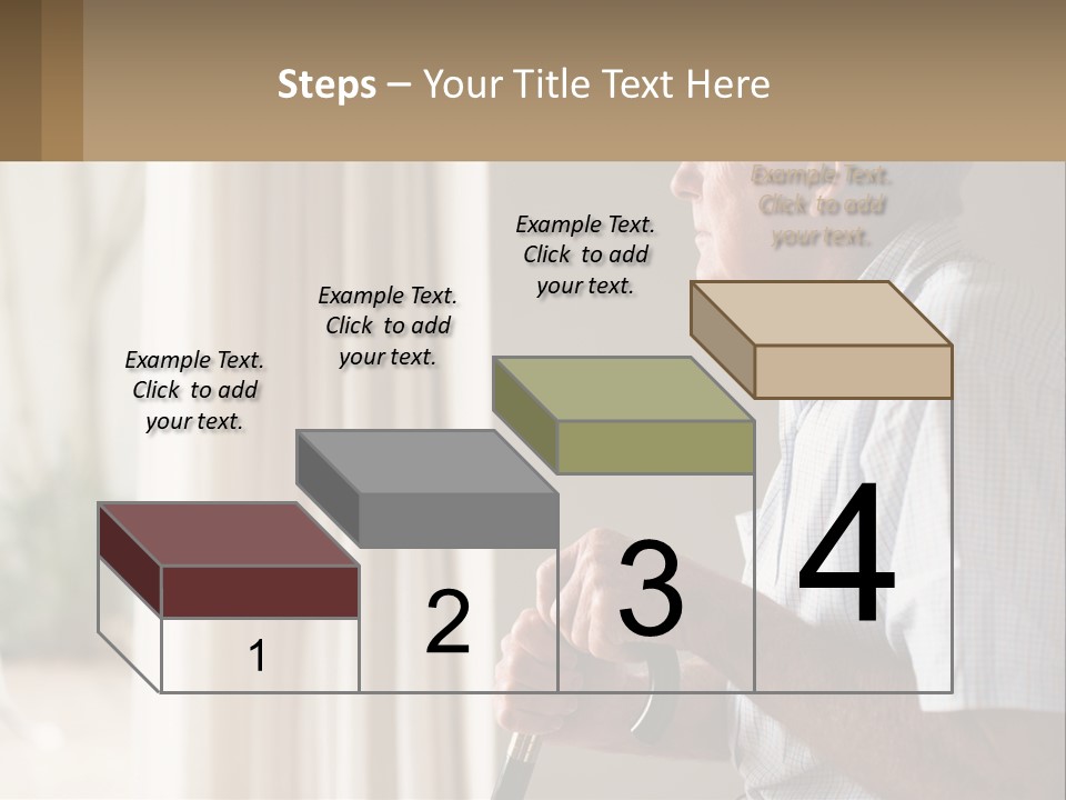 A Man Sitting In A Chair Looking Out A Window PowerPoint Template