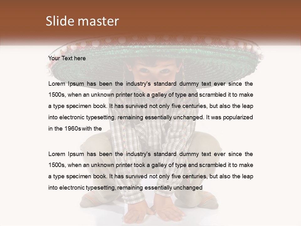 Fashion Mariachi Youth PowerPoint Template