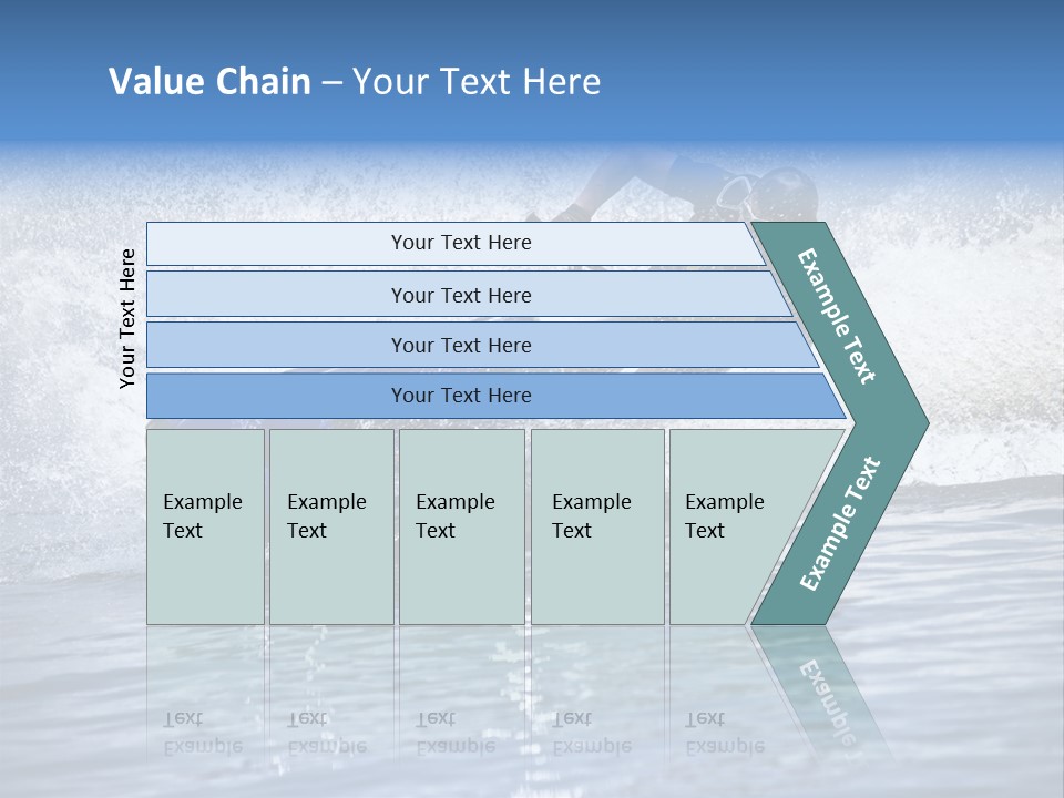 Spray Man Blue PowerPoint Template