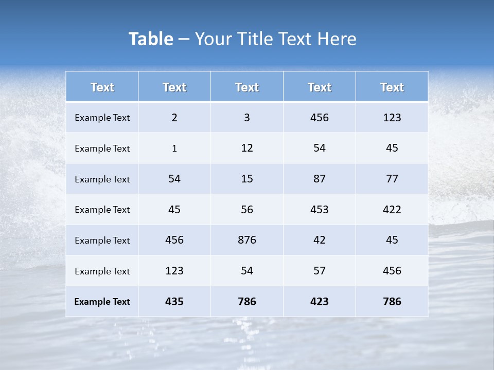 Spray Man Blue PowerPoint Template