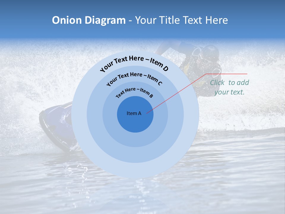 Spray Man Blue PowerPoint Template