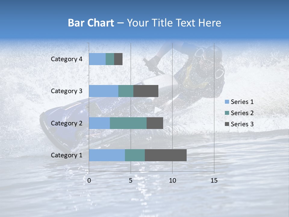 Spray Man Blue PowerPoint Template
