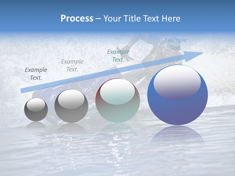 Spray Man Blue PowerPoint Template