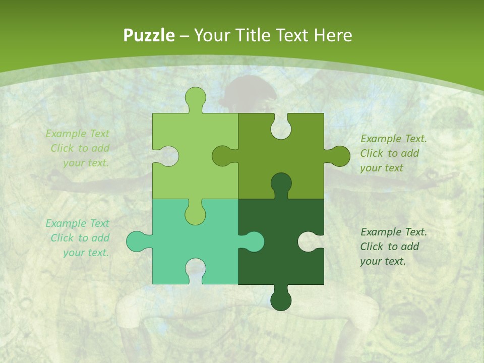 Fitness Green Mental PowerPoint Template