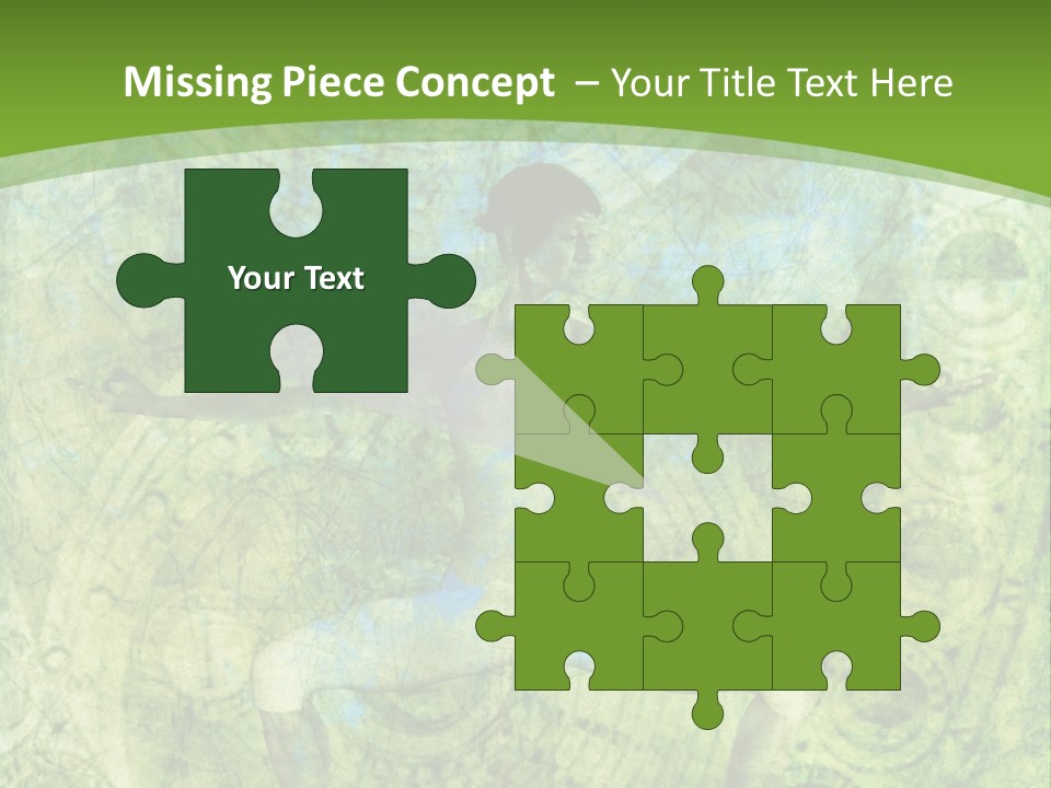 Fitness Green Mental PowerPoint Template