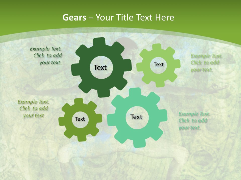 Fitness Green Mental PowerPoint Template