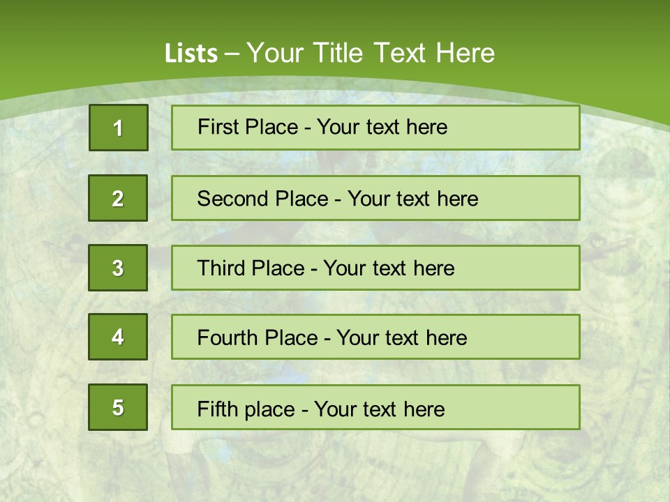 Fitness Green Mental PowerPoint Template
