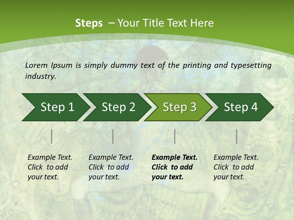 Fitness Green Mental PowerPoint Template
