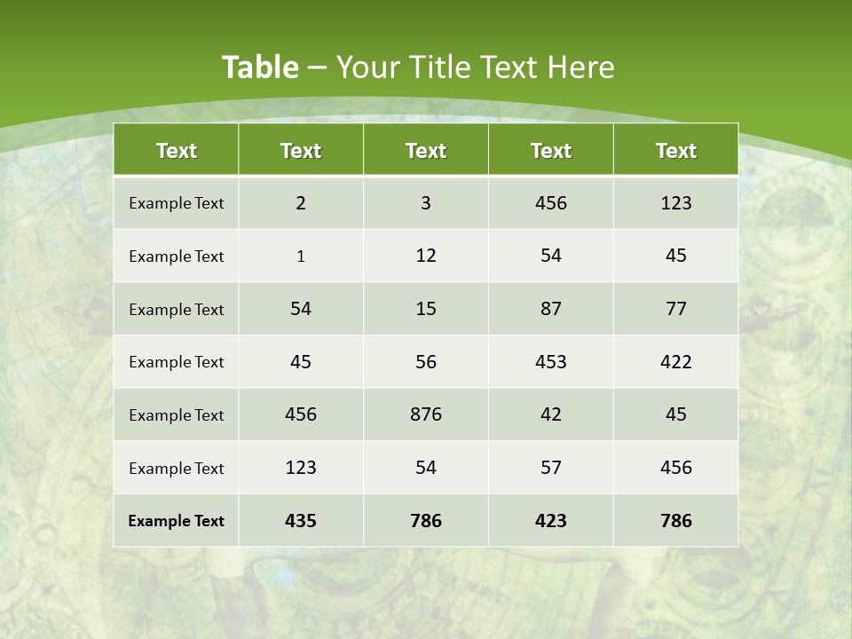 Fitness Green Mental PowerPoint Template