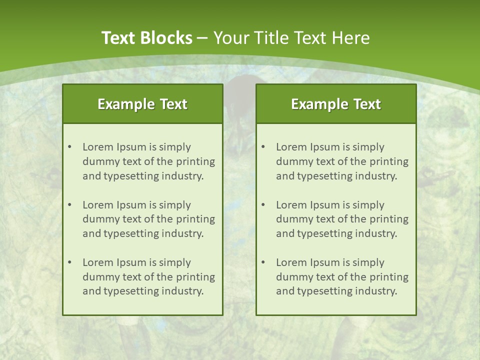 Fitness Green Mental PowerPoint Template
