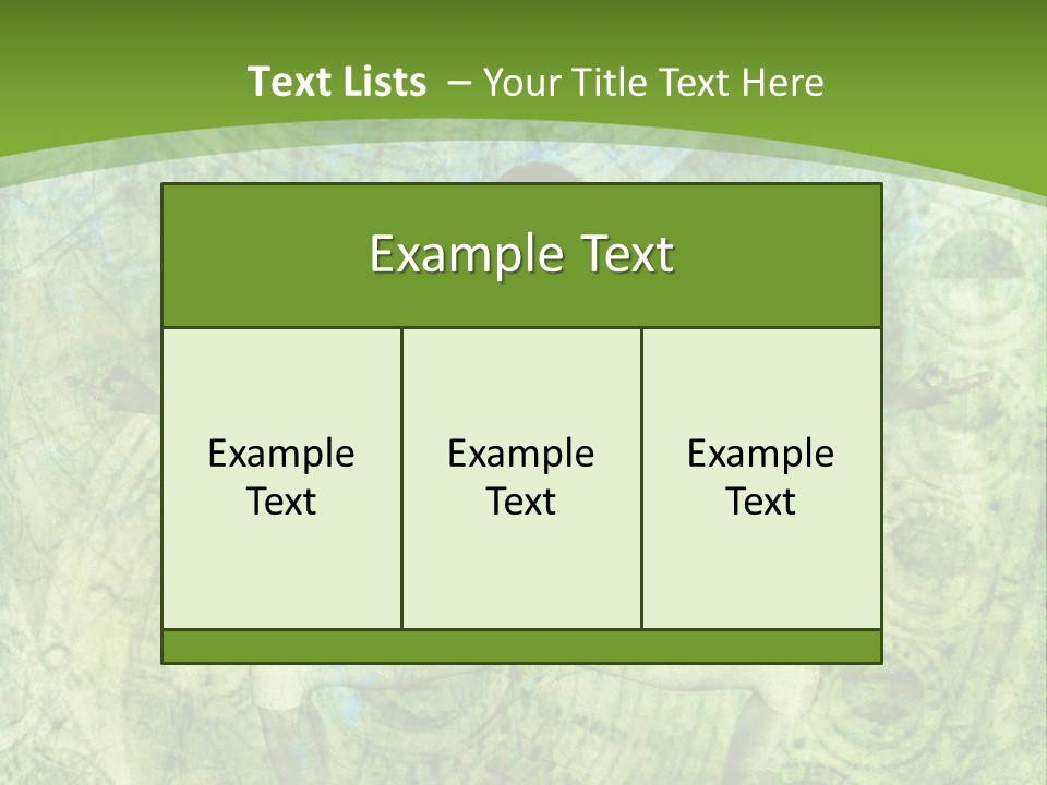 Fitness Green Mental PowerPoint Template