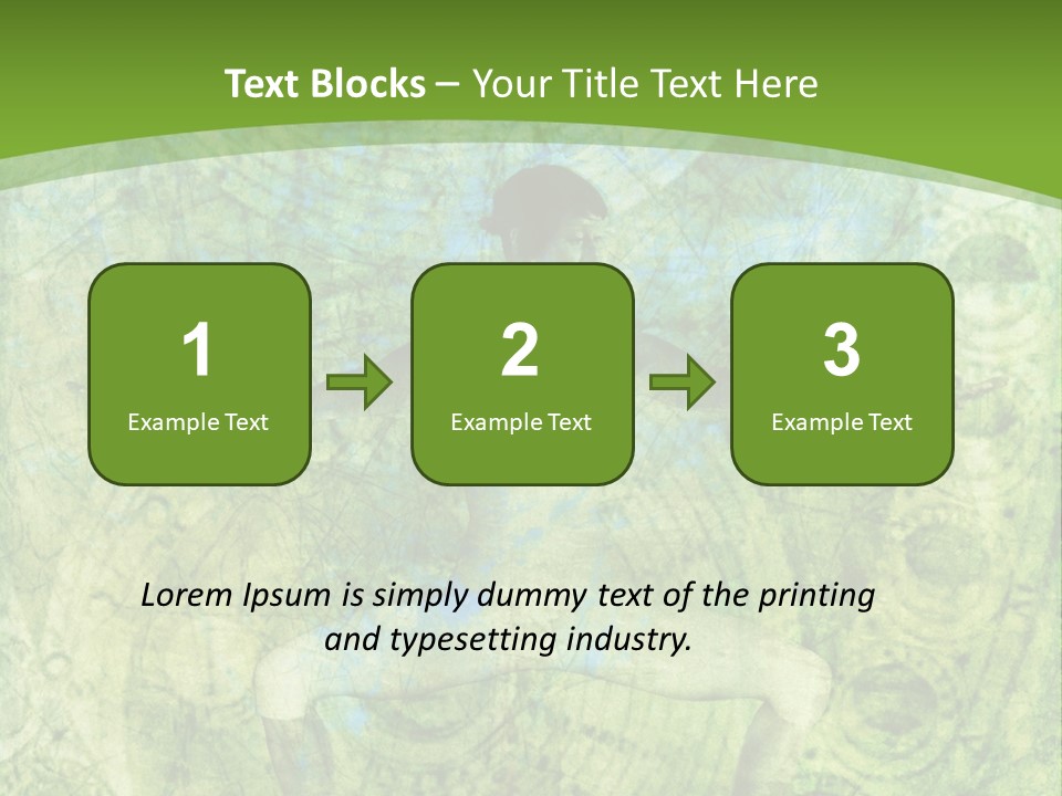 Fitness Green Mental PowerPoint Template