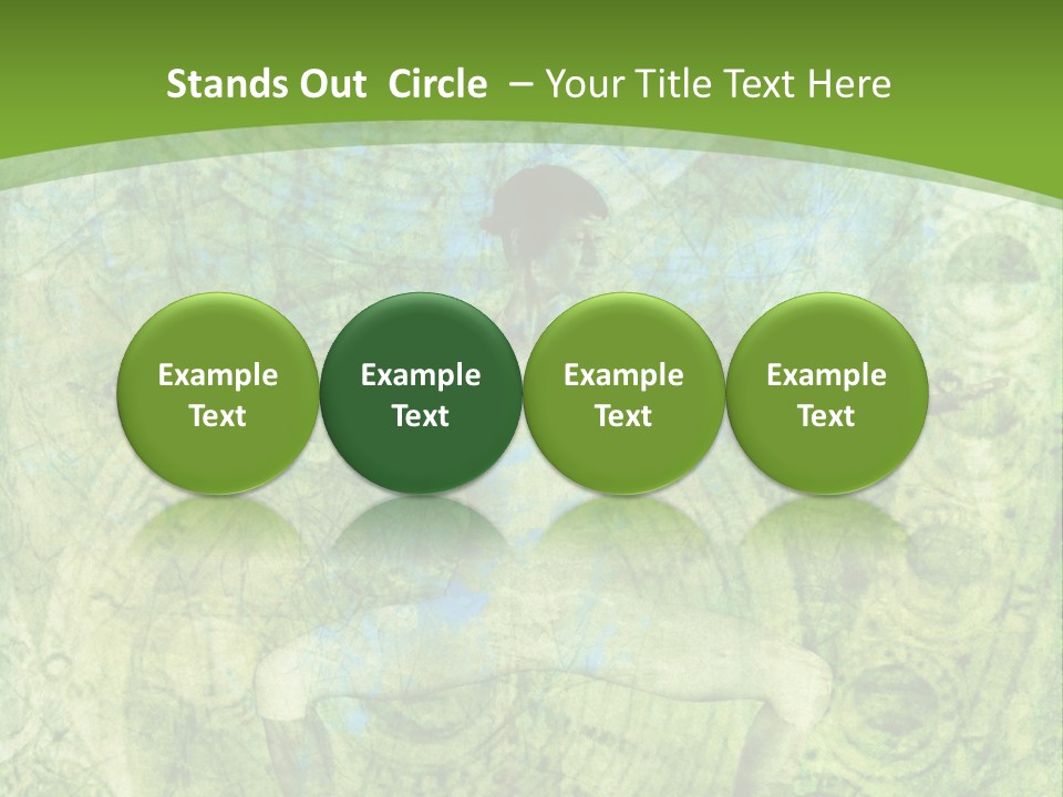 Fitness Green Mental PowerPoint Template