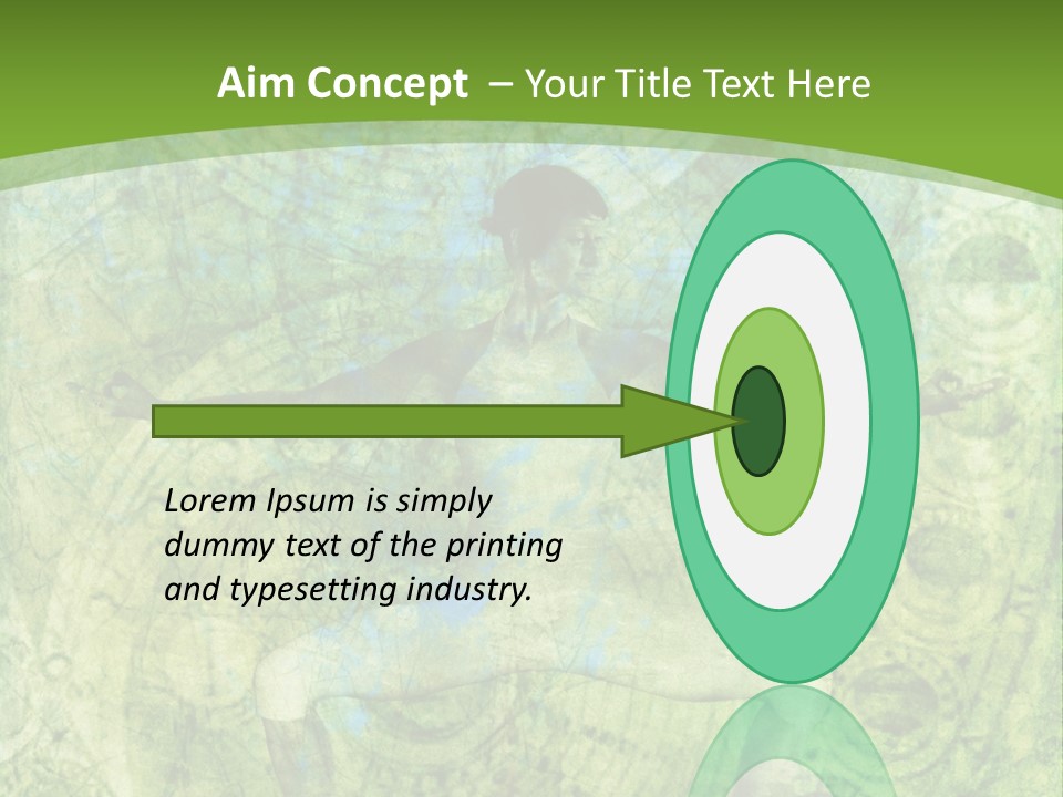 Fitness Green Mental PowerPoint Template