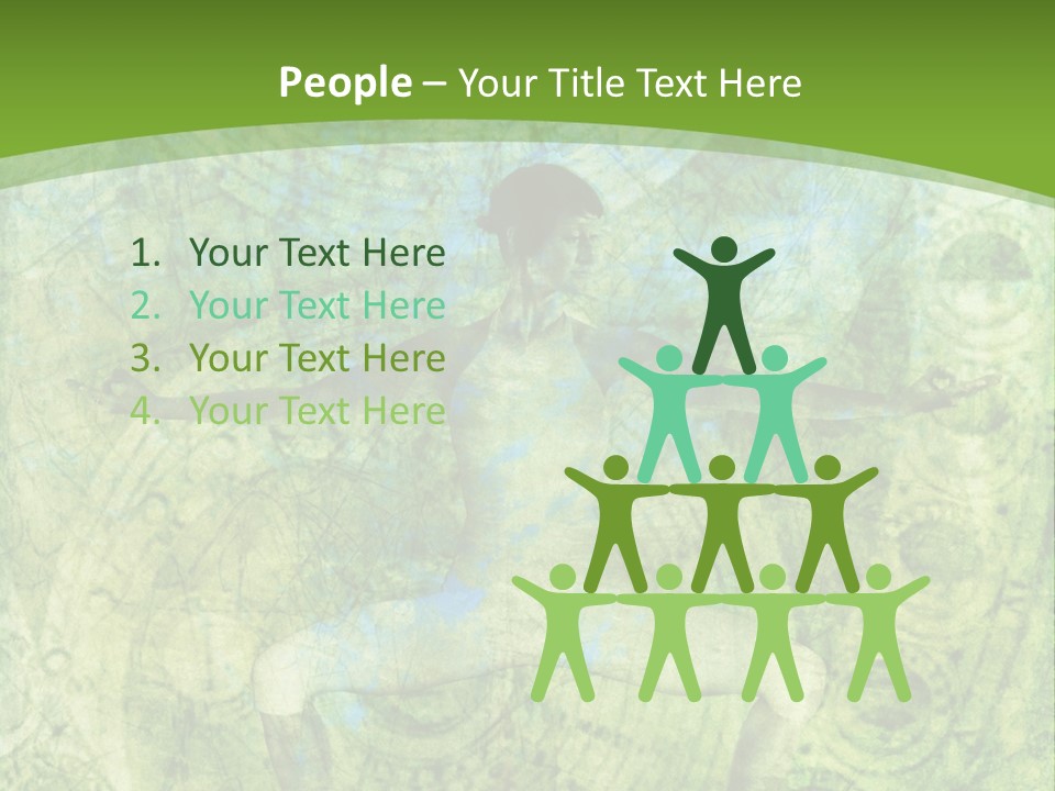 Fitness Green Mental PowerPoint Template