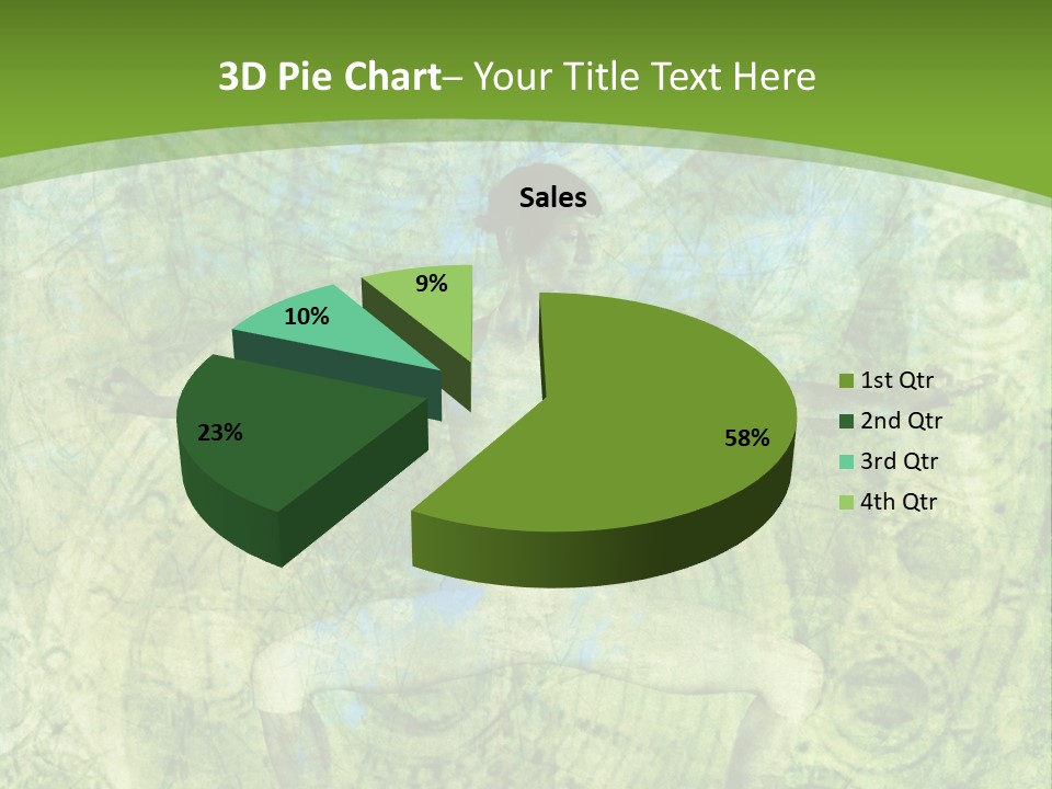 Fitness Green Mental PowerPoint Template