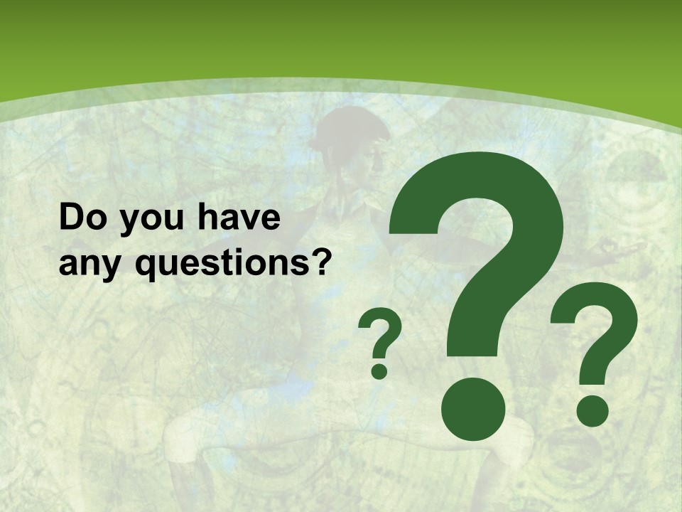 Fitness Green Mental PowerPoint Template