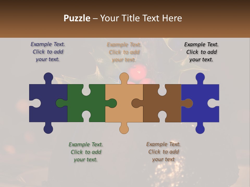 Spirit Holly Lit PowerPoint Template