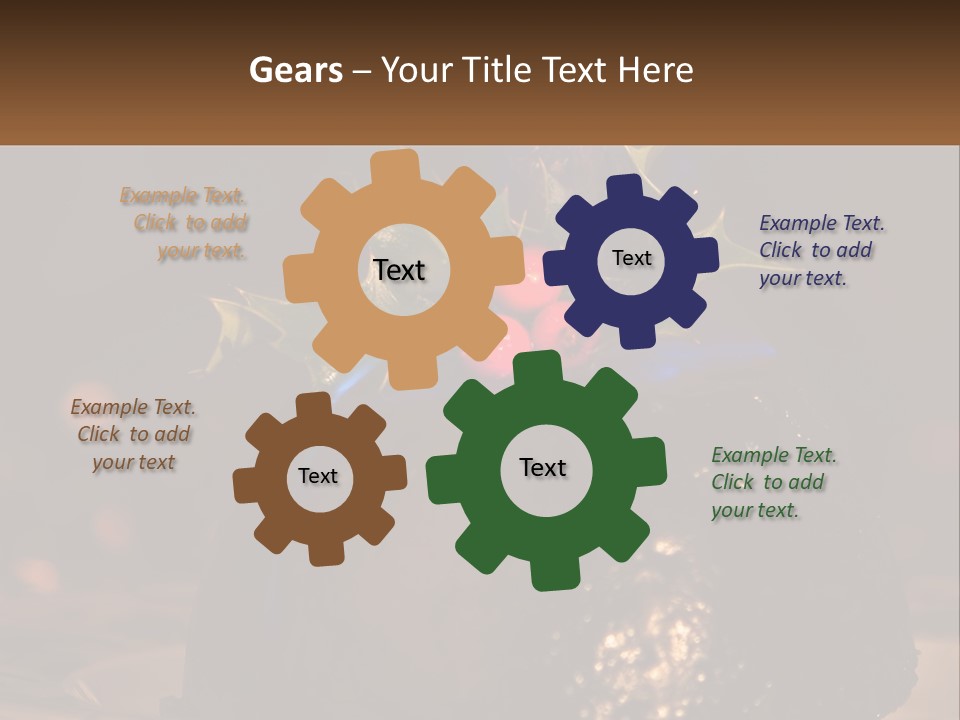 Spirit Holly Lit PowerPoint Template