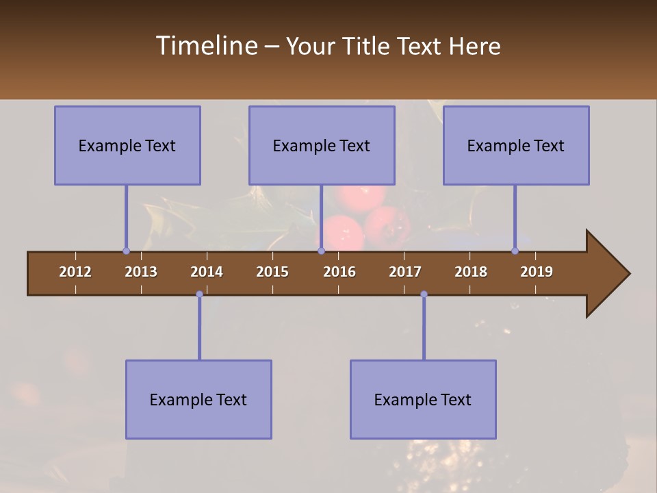 Spirit Holly Lit PowerPoint Template