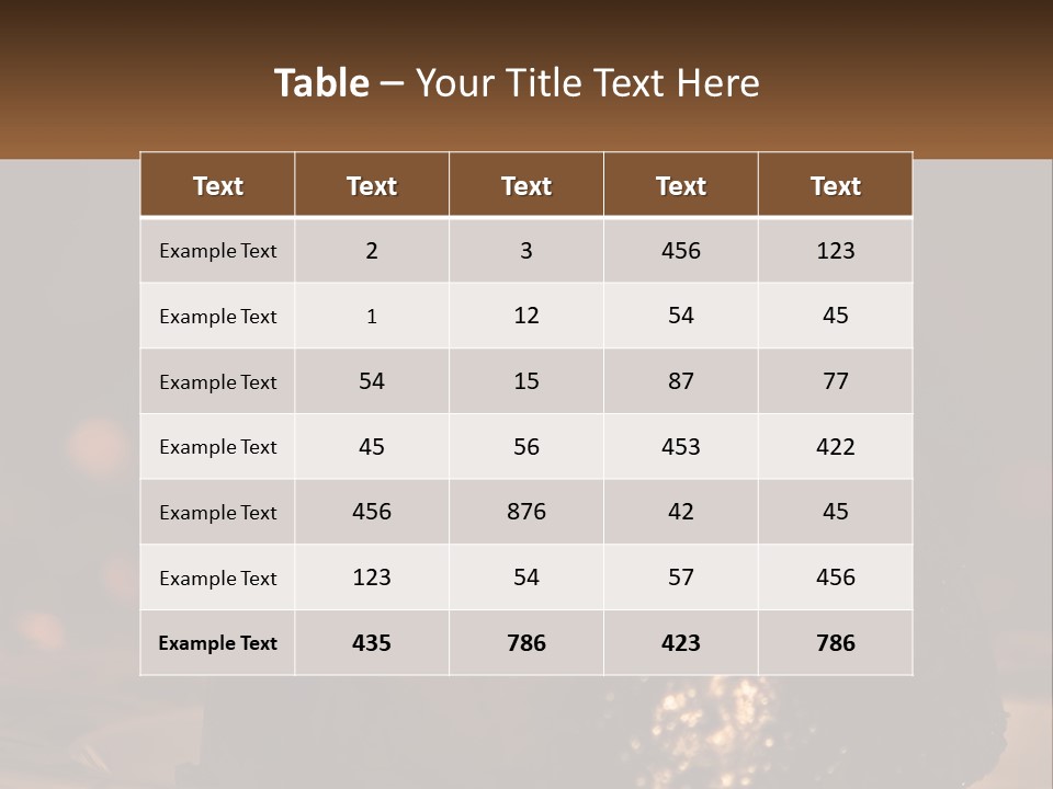 Spirit Holly Lit PowerPoint Template