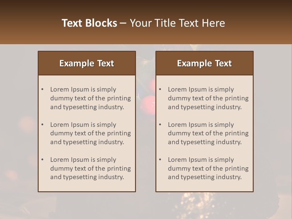 Spirit Holly Lit PowerPoint Template