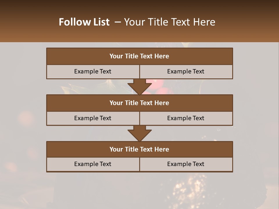 Spirit Holly Lit PowerPoint Template