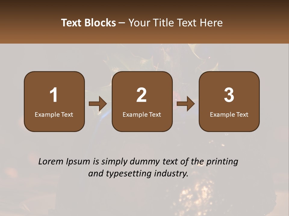 Spirit Holly Lit PowerPoint Template