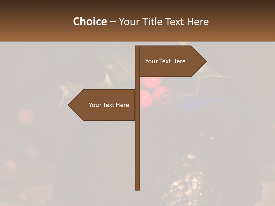 Spirit Holly Lit PowerPoint Template