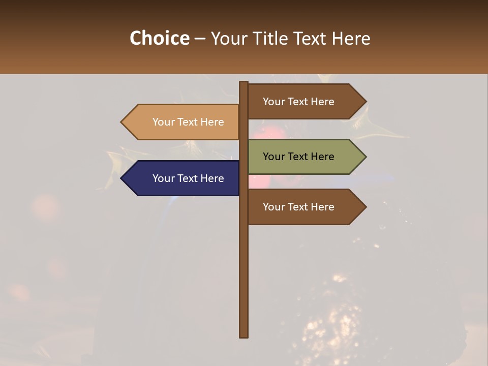 Spirit Holly Lit PowerPoint Template