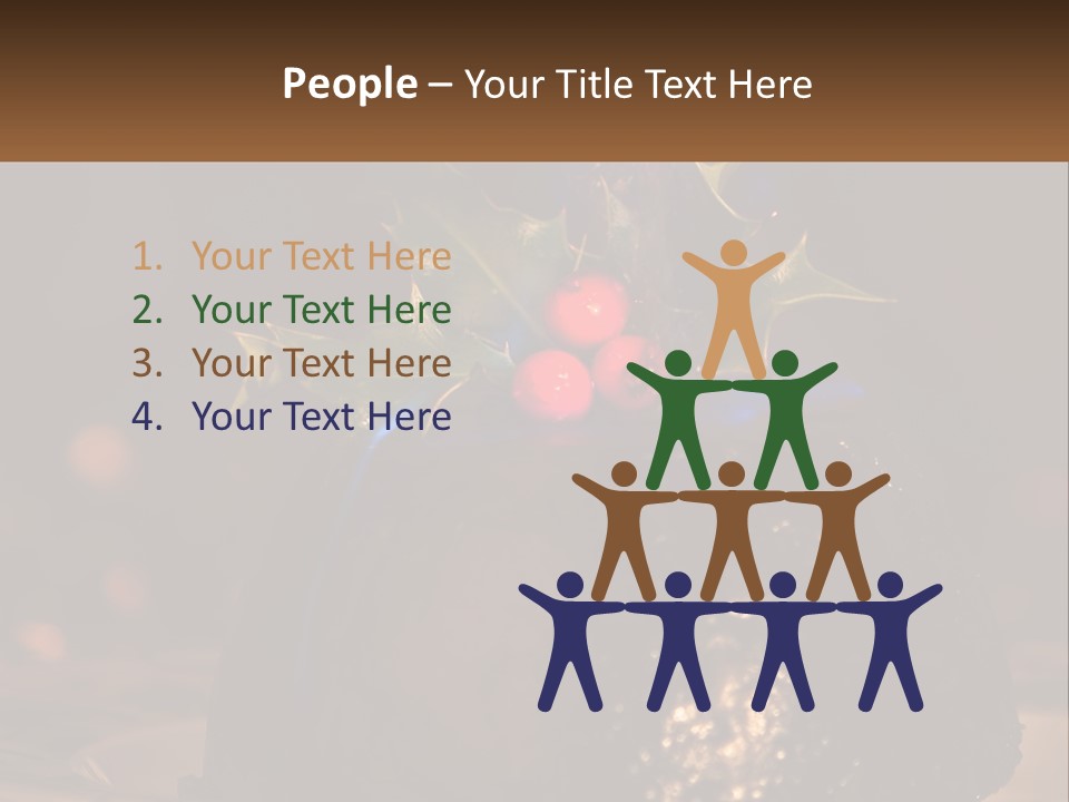 Spirit Holly Lit PowerPoint Template