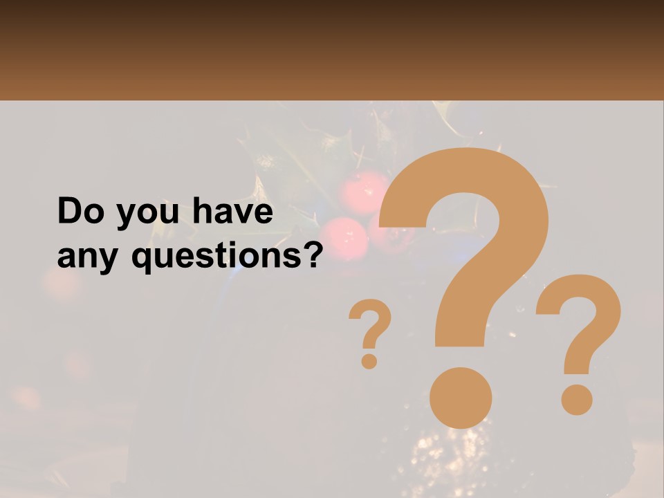 Spirit Holly Lit PowerPoint Template