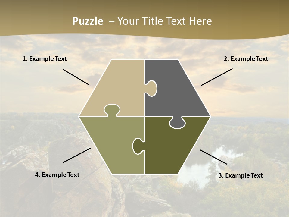 Clouds Tree Forest PowerPoint Template