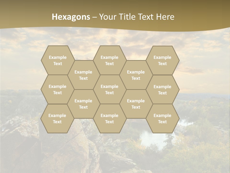 Clouds Tree Forest PowerPoint Template